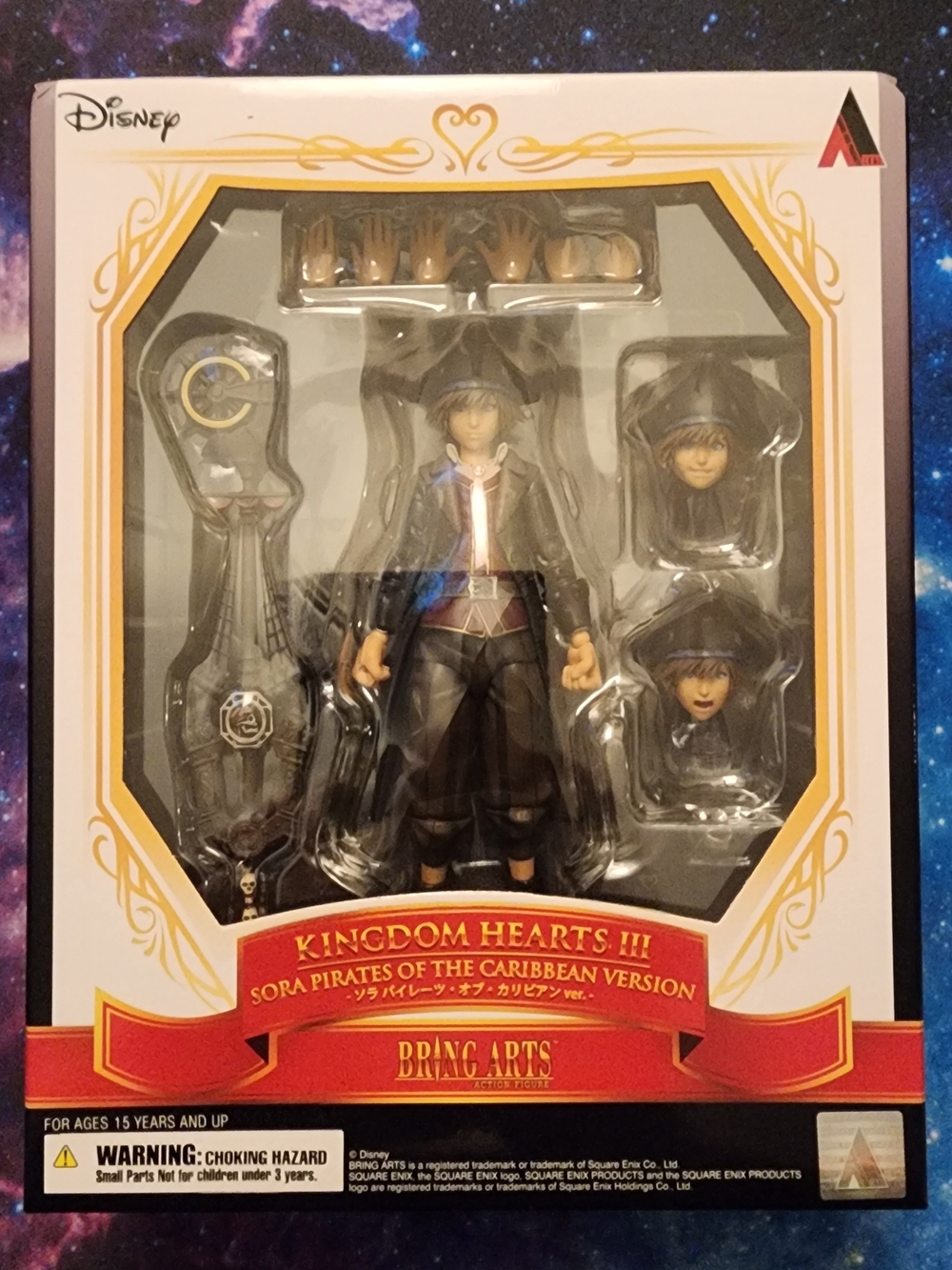 (Corner Dents) Bring Arts Kingdom Hearts 3 Sora Pirates Vers. Figure